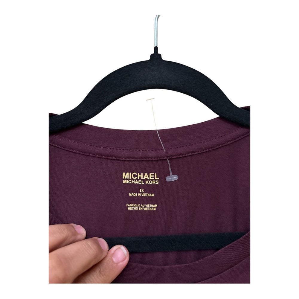 Michael Kors Wine T-Shirt,NWT,Size 2X,Made in Vietnam,Open to Offers - Picture 5 of 10